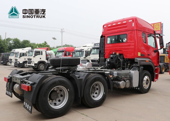 Eerste Vrachtwagen van de de Dwarsbalkenn7b 371hp Sinotruk Howo Tractor van Sinotrukhohan de Dubbele - verhuizersvrachtwagen
