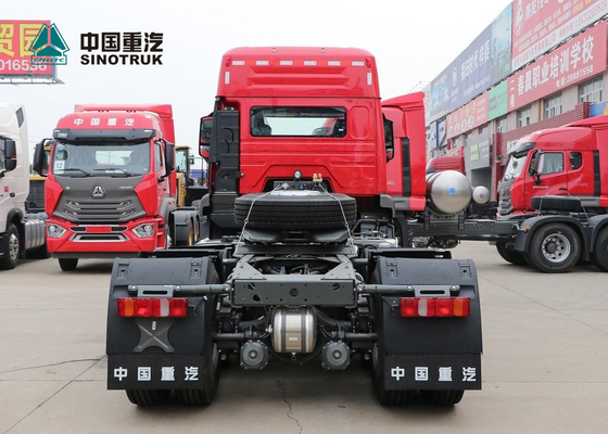 Eerste Vrachtwagen van de de Dwarsbalkenn7b 371hp Sinotruk Howo Tractor van Sinotrukhohan de Dubbele - verhuizersvrachtwagen