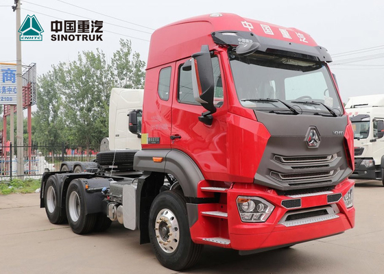 Eerste Vrachtwagen van de de Dwarsbalkenn7b 371hp Sinotruk Howo Tractor van Sinotrukhohan de Dubbele - verhuizersvrachtwagen