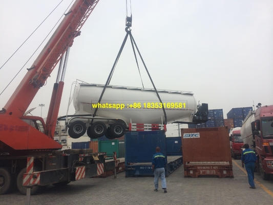 van het de Motor60m3 Bulkcement van 60T Weichai de Tankaanhangwagen
