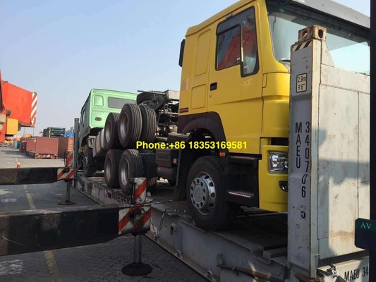 De vrachtwagen Euro2 van de Sinotruckhowo7 6x4 10wheels 371hp 420hp LHD tractor