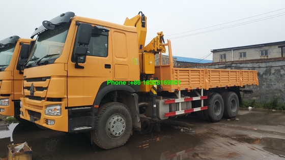 van de de Ladingsdoos van 10T 6500mm de Opgezette Kraan van Sinotruk Howo7 Vrachtwagen