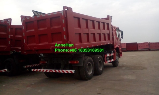 10 de Vrachtwagen van de wielen18m3 336hp Sinotruk Howo 6x4 Stortplaats