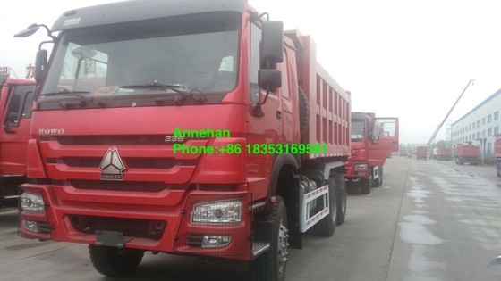 10 de Vrachtwagen van de wielen18m3 336hp Sinotruk Howo 6x4 Stortplaats