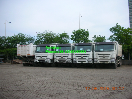 10 de Vrachtwagen van de wielen18m3 336hp Sinotruk Howo 6x4 Stortplaats