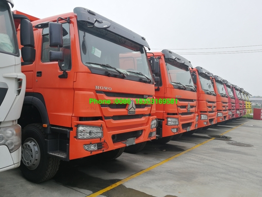 Zz3257n3847a Oranje de Stortplaatsvrachtwagen van 20M3 Howo A7