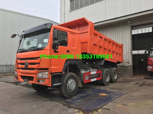 Zz3257n3847a Oranje de Stortplaatsvrachtwagen van 20M3 Howo A7