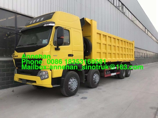 Sinotruk Howo A7 8x4 12 Vrachtwagen van de Wielen30m3 de Op zwaar werk berekende Stortplaats