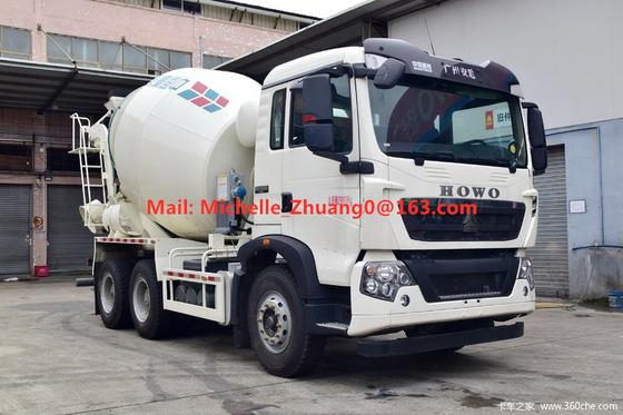 10 wielen 12 Kubieke de Concrete Mixervrachtwagen van 6x4 371hp Howo