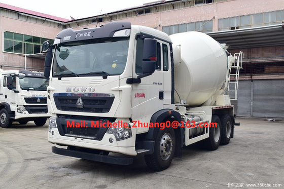 10 wielen 12 Kubieke de Concrete Mixervrachtwagen van 6x4 371hp Howo