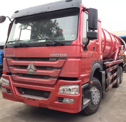 Vrachtwagen van de de Rioleringszuiging van SINOTRUK HOWO 6X4 336hp de Vacuüm