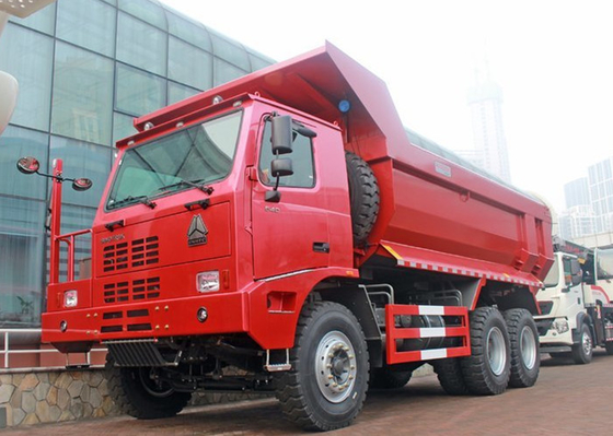 Van de de Mijnbouwstortplaats van Sinotrukhowo 371hp de Nuttige lading van de Vrachtwagenoff road 70t