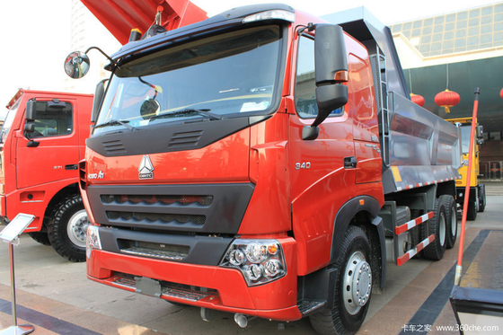 Op zwaar werk berekende de Stortplaatsvrachtwagen van Sinotruckhowo A7 6x4 371hp
