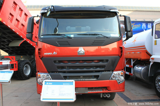 Op zwaar werk berekende de Stortplaatsvrachtwagen van Sinotruckhowo A7 6x4 371hp