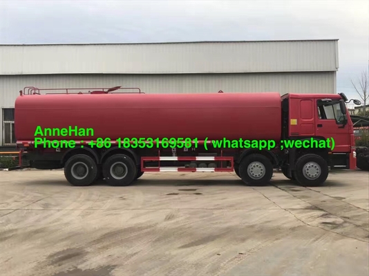 van het de Wielen371hp Sinotruk Howo7 Water van 8x4 12 de Tankaanhangwagen