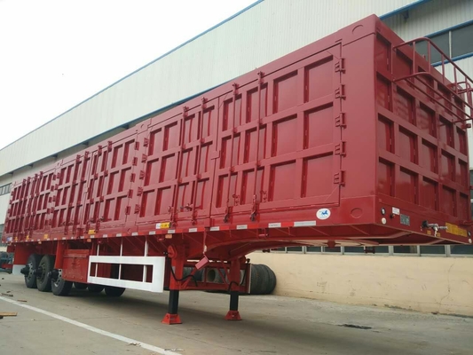 Steel Box Van Heavy-duty Semi Aanhangwagens 40 Ton Maximum Nuttige lading 12000*2500*3600mm