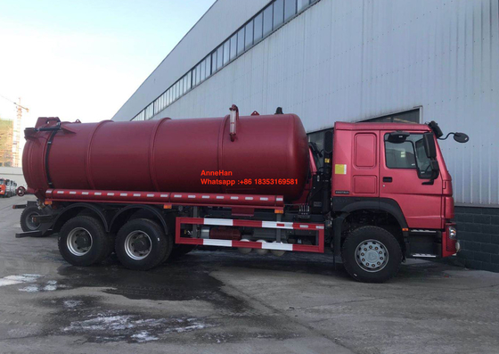 van de de Rioleringszuiging van 95km/h 10M3 16M3 de Vrachtwagen4x2 Euro 2 LHD