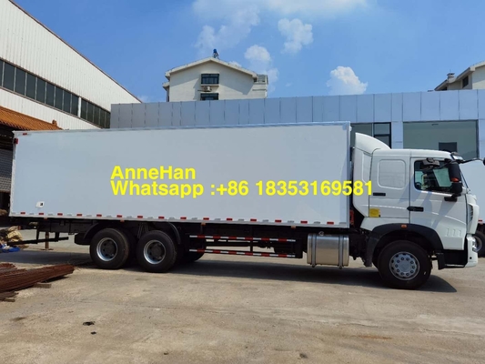 Enige Cabine 12 Wielen8x4 Ijskast Van Cargo Truck