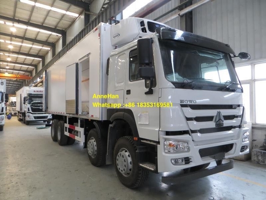 Enige Cabine 12 Wielen8x4 Ijskast Van Cargo Truck