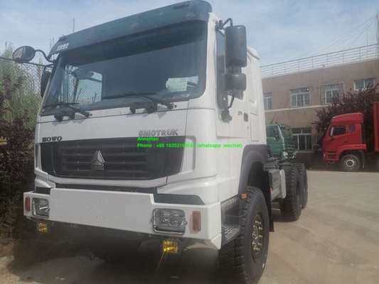 90# hoofdbout Witte 371hp 6x6 Howo 7 Tractorvrachtwagen