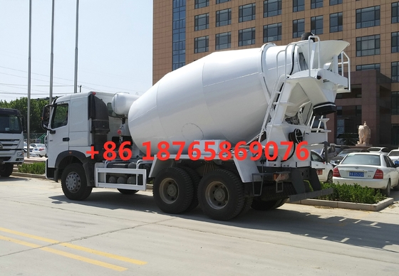 Witte de Concrete Mixervrachtwagen ZZ1257N4047P1 van HC16 Alex 380hp 10cbm