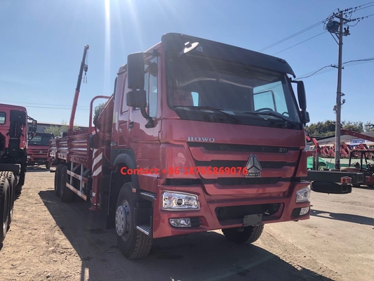 van de de Ladingsvrachtwagen 12T van 450hp 6*4 de Zware Ineenschuivende Boom Opgezette Kraan