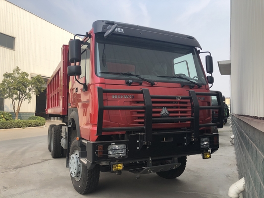 HF9 de Vrachtwagen van de trommel300l Howo 6x4 Stortplaats met Militaire Bumper
