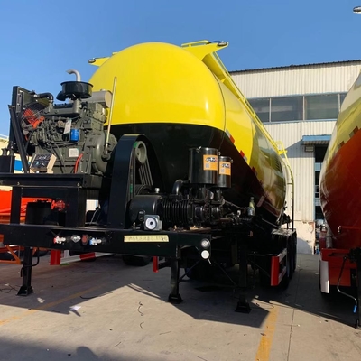 SGS Overgegaane 45m3-Materiële Aanhangwagen van het Capaciteitspoeder met Om het even welke Capaciteit u vraagt