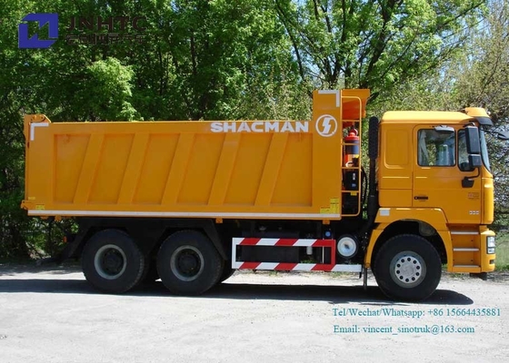 Vrachtwagen van de Shacmanf3000 30t Op zwaar werk berekende Stortplaats 3175mm Wielbasis