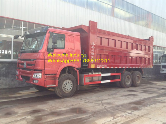 Op zwaar werk berekende Sinotruk HOWO 6x4 30 Ton van Tipper Dump Truck