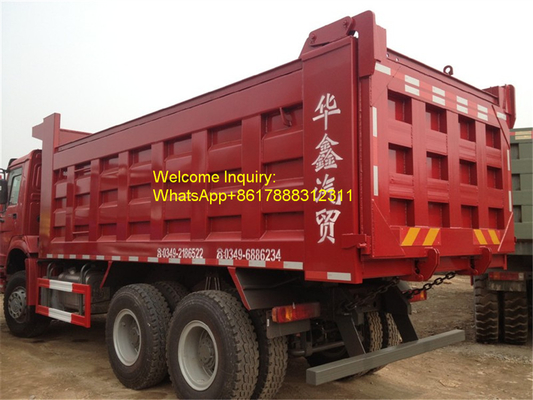 Op zwaar werk berekende Sinotruk HOWO 6x4 30 Ton van Tipper Dump Truck