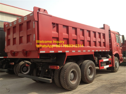 Op zwaar werk berekende Sinotruk HOWO 6x4 30 Ton van Tipper Dump Truck