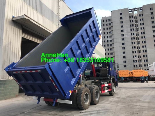 Blauwe Op zwaar werk berekende de Stortplaatsvrachtwagen Front Lifting van 20M3 40T LHD