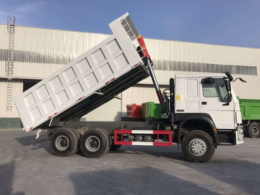 3 Op zwaar werk berekende de Stortplaatsvrachtwagen 371hp van aslhd Howo 6×4 voor Bouwvak