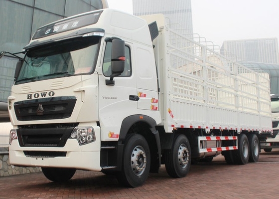 50 ton van de de Doosstaak van SINOTRUK HOWO A7 8x4 Vrachtwagen 336/371 Paardekracht