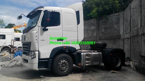 sinotruk de aanhangwagenvrachtwagen 4x2 6x4 Euro2 Euro4 LHD 380hp van de howoa7 tractor