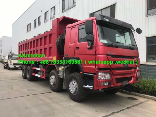 Rode Howo 7 de Stortplaatsvrachtwagen 10 wielen 20M3 40T van Sinotruk Howo 6x4