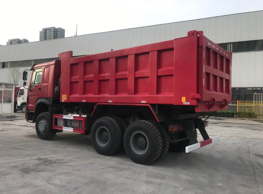 Rode Howo 7 de Stortplaatsvrachtwagen 10 wielen 20M3 40T van Sinotruk Howo 6x4
