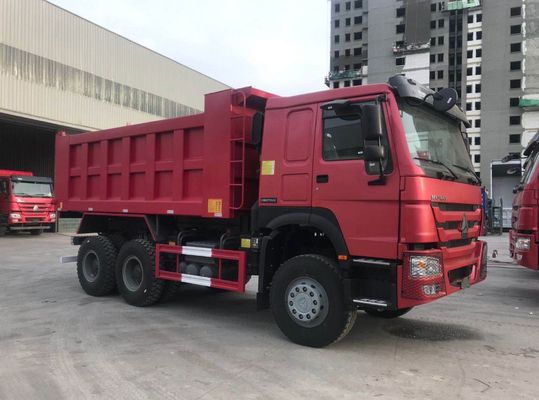 Rode Howo 7 de Stortplaatsvrachtwagen 10 wielen 20M3 40T van Sinotruk Howo 6x4