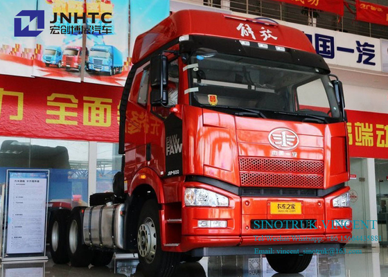 De Tractorvrachtwagen van Fawj6p Euro 2 350hp 10 Wielen 6x4 met Dubbele Bunkers