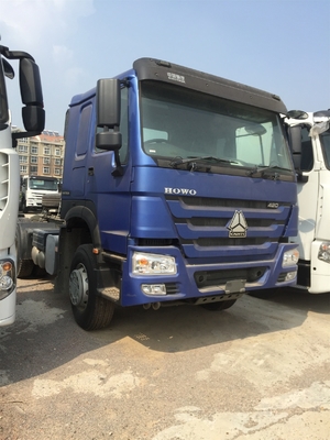 Blauwe Sinotruk Eerste Howo 371 - van de de Tractoraanhangwagen van de verhuizersvrachtwagen de Vrachtwagen ZZ4257N3241W