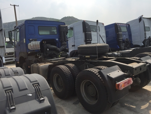 Blauwe Sinotruk Eerste Howo 371 - van de de Tractoraanhangwagen van de verhuizersvrachtwagen de Vrachtwagen ZZ4257N3241W