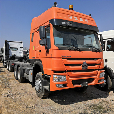Oranje Howo Sinotruk 371 Aanhangwagen Hoofdvrachtwagen ZZ4257V3241V