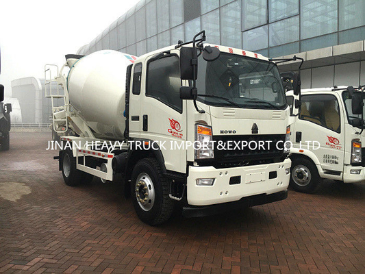 Mini Sinotruk 4 5 Lichte de Plichts Commerciële Vrachtwagens Asphalt Concrete Mixing Truck van 6m3