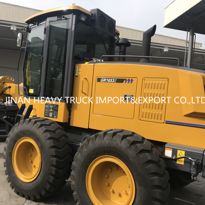 Road Asphalt Machine van GR165 142kw Tow Hydraulic Compact Motor Grader