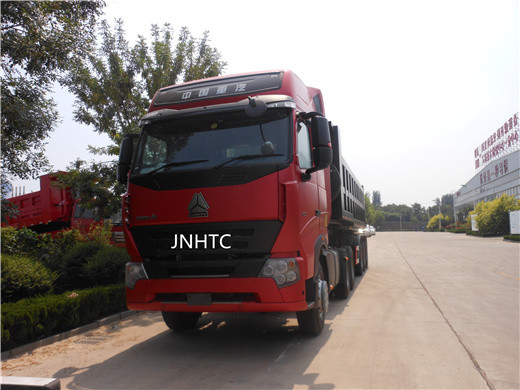 Hydraulische Triaxle rear tipping dump trailer-Vrachtwagen met de Hydraulische Cilinder van Hyva