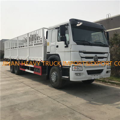 De Vrachtwagenaanhangwagen 10 van de Sinotruk336hp 371hp 6X4 HOWO Zware Lading Wheeler Flatbed Truck