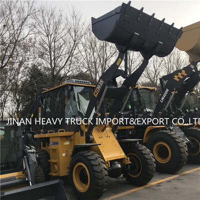 WZ30-25 Aandrijvingsbackhoe Lader met 4 wielen Digger With Attachments