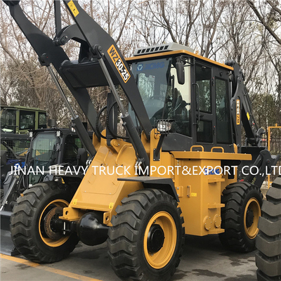 WZ30-25 Aandrijvingsbackhoe Lader met 4 wielen Digger With Attachments