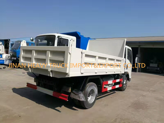 5T kleine Lichte Chineeshowo de Stortplaatsvrachtwagen van Plichts Commerciële Vrachtwagens 4x2